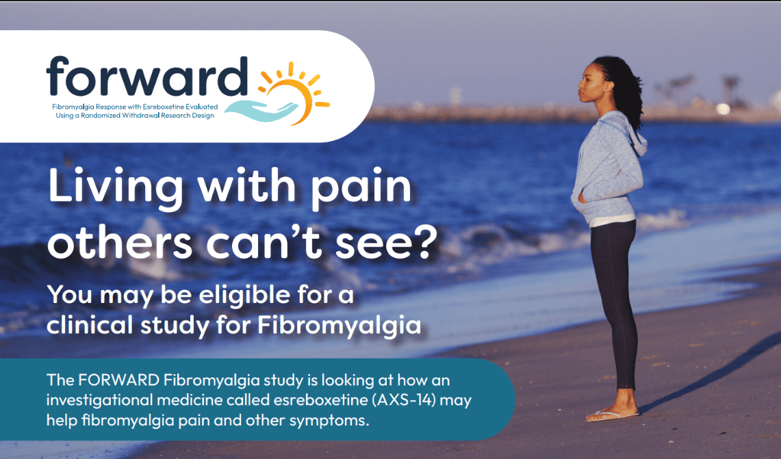 FORWARD Fibromyalgia clinical research study for adults living with fibromyalgia pain and symptoms